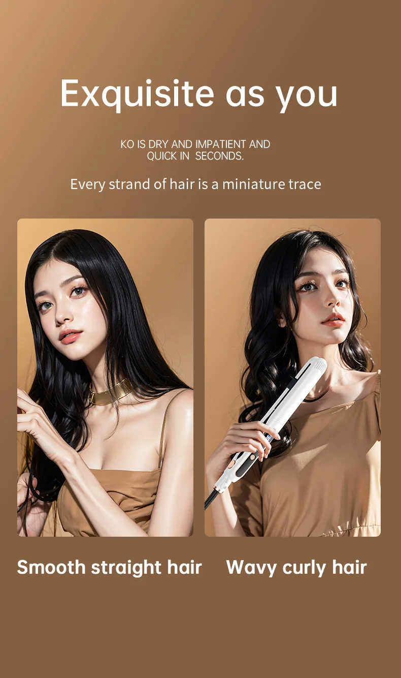 Ceramic Hair Straightener Flat Iron detail