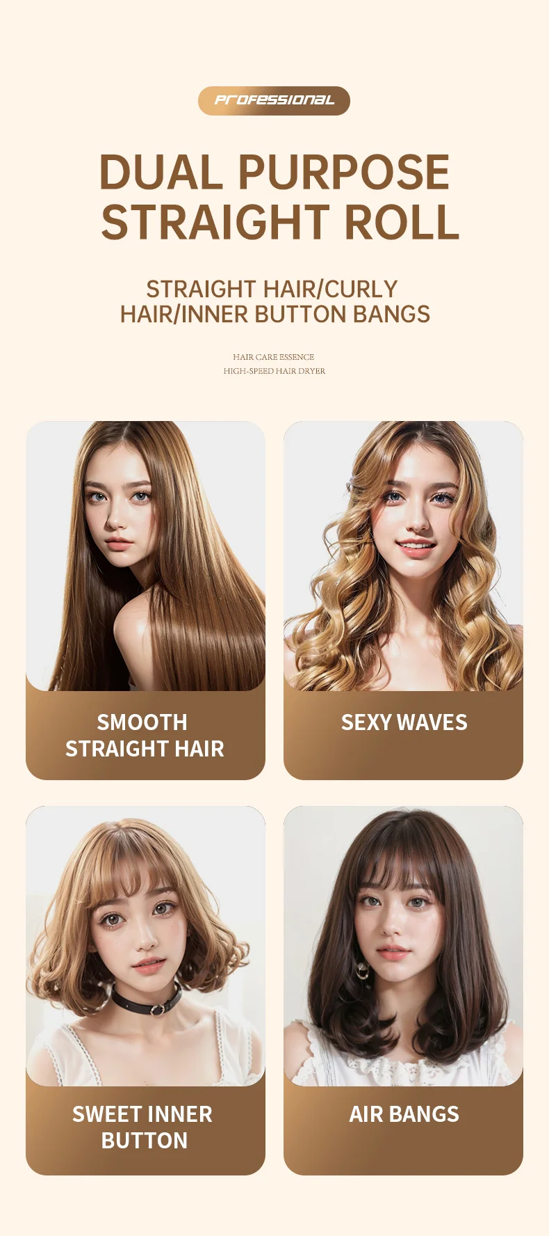 Ceramic Hair Straightener Flat Iron detail