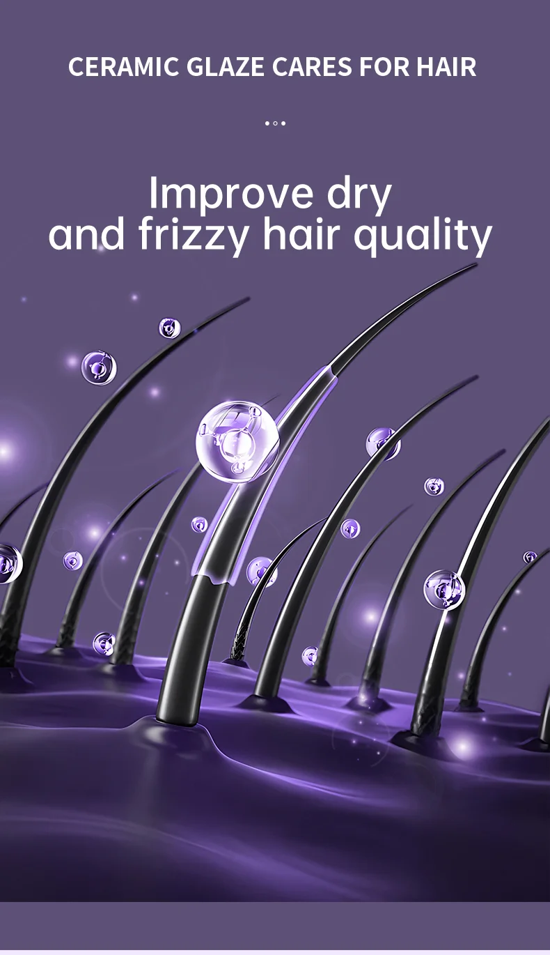Negative Ion Ceramic Hair Straightener Flat Iron detail