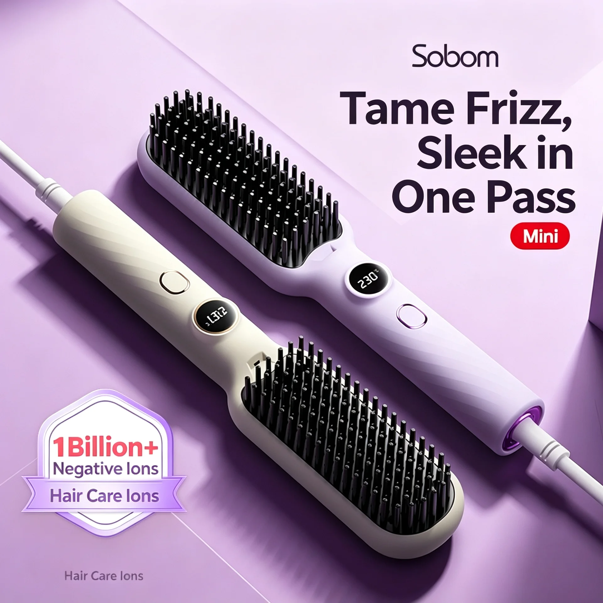 Mini Hair Straightening Comb
